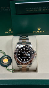 Rolex GMT-Master II 40mm Two-Tone Everose "Rootbeer" - 126711CHNR - New 2025