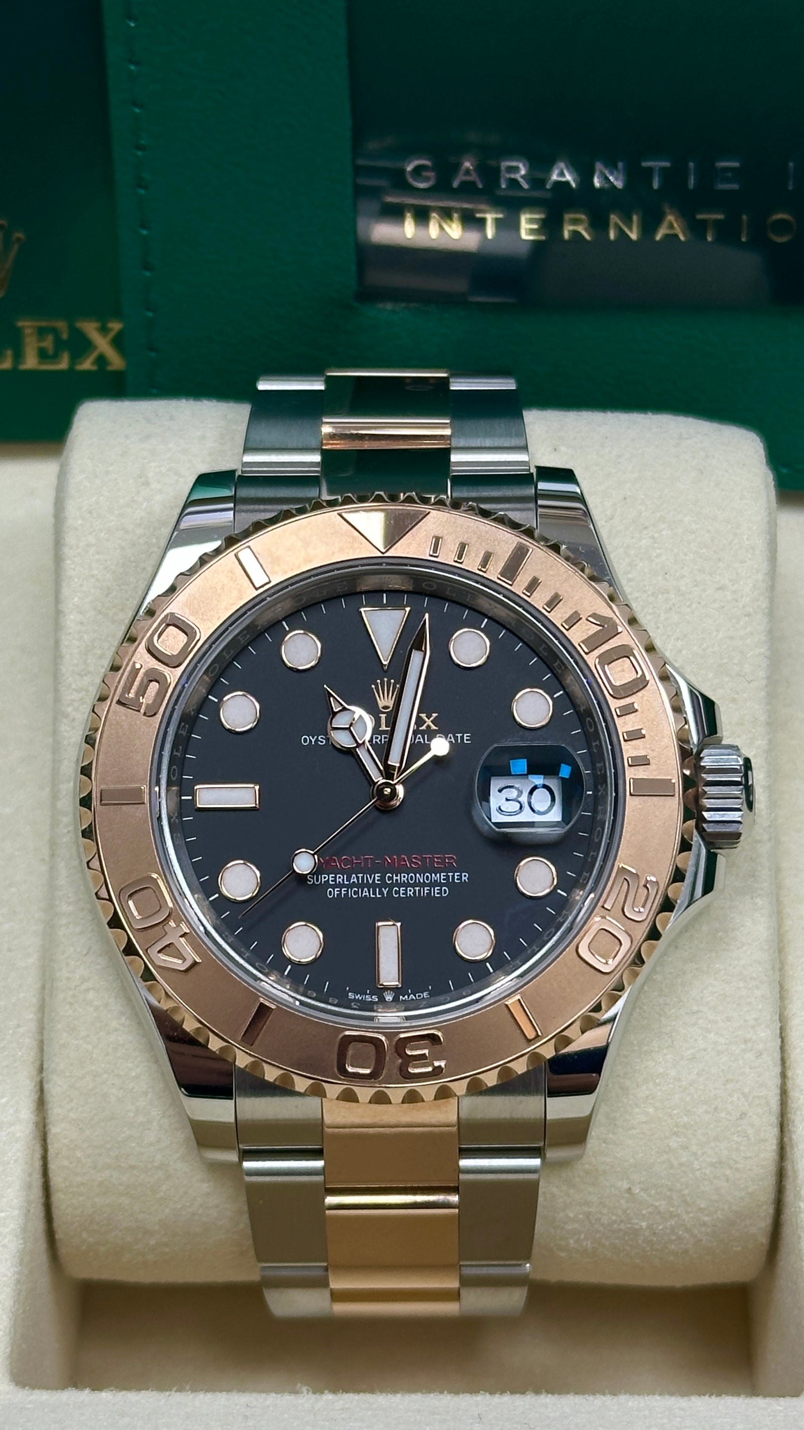 Rolex Yacht-Master 40mm Everose Black Dial - 126621 - New 2025
