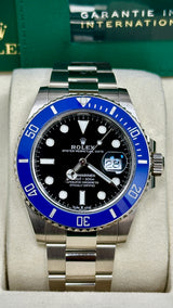 Rolex Submariner 41mm White Gold Black Dial Blue Bezel "Cookie Monster" - 126619LB - New 2025