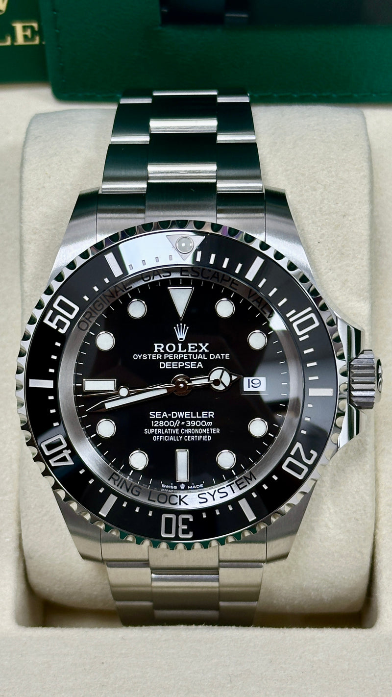 Rolex Deepsea 44mm Black Dial - 136660 - New 2025