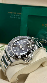 Rolex Deepsea 44mm Black Dial - 136660 - New 2025