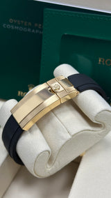 Rolex Cosmograph Daytona 40mm Yellow Gold Ceramic Bezel Champagne and Black "YML/Pikachu" Dial Oysterflex - 126518LN - New 2025