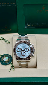 Rolex Cosmograph Daytona 40mm Platinum "Platona" Ceramic Brown Bezel Ice Blue Dial - 126506 - New 2025