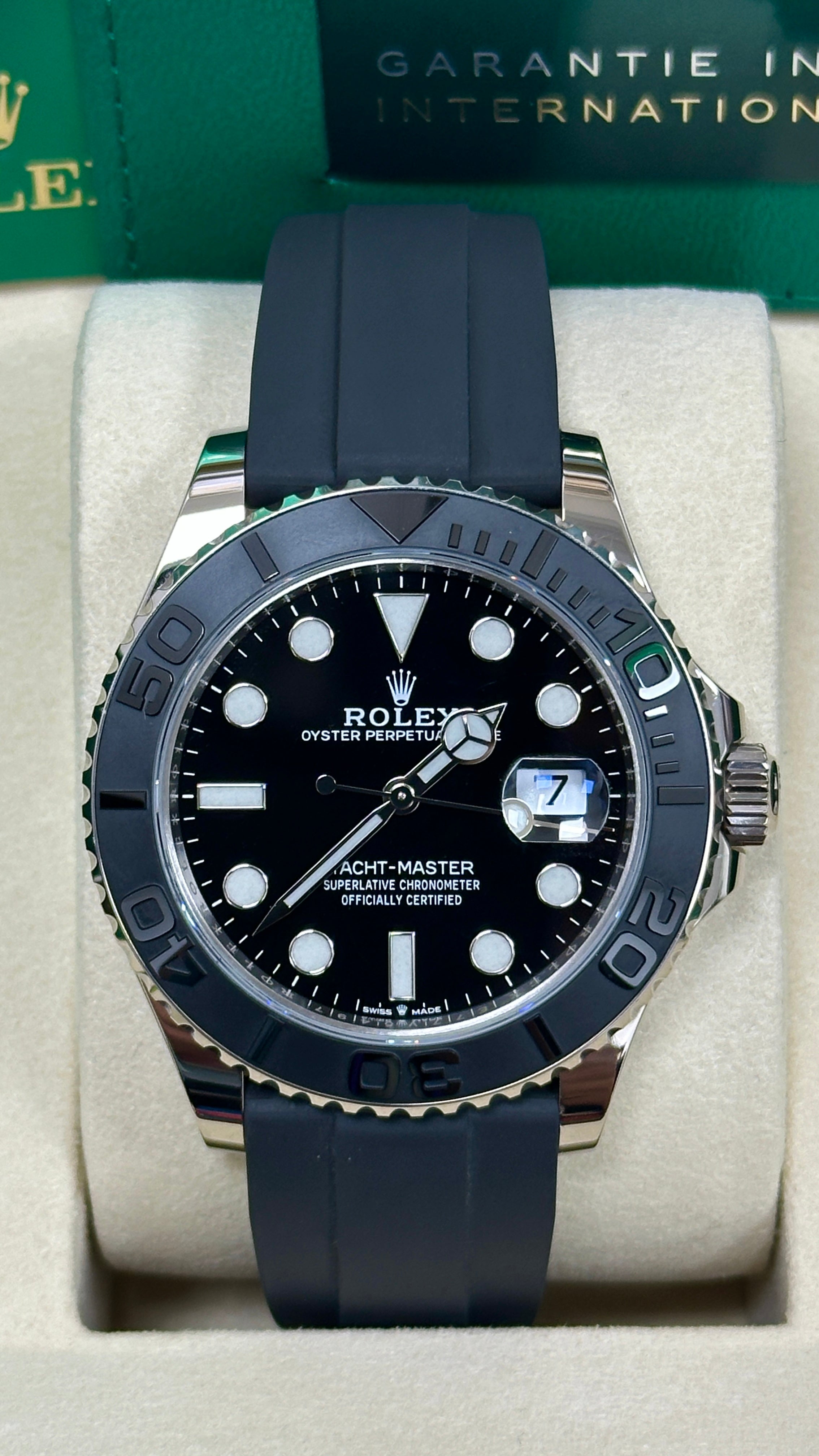 Rolex Yacht-Master 42mm White Gold Black Dial Oysterflex – 226659 – New 2025 / 2026
