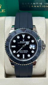 Rolex Yacht-Master 42mm White Gold Black Dial Oysterflex - 226659 - New 2025