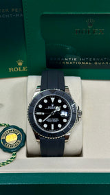 Rolex Yacht-Master 42mm White Gold Black Dial Oysterflex - 226659 - New 2025
