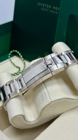 Rolex GMT-Master II 40mm White Gold Meteorite Dial Blue/Red Bezel "Pepsi" Oyster - 126719BLRO - New 2025