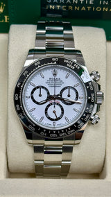 Rolex Cosmograph Daytona 40mm Ceramic Bezel White "Panda" Dial - 126500LN - New 2025