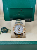 Rolex Cosmograph Daytona 40mm Two-Tone Yellow Gold White Dial - 126503 - New 2024