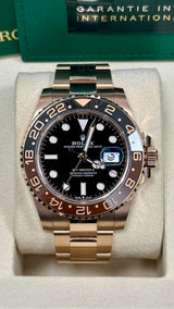 Rolex GMT-Master II 40 mm Everose Gold “Rootbeer” Black Dial – 126715CHNR – New 2025