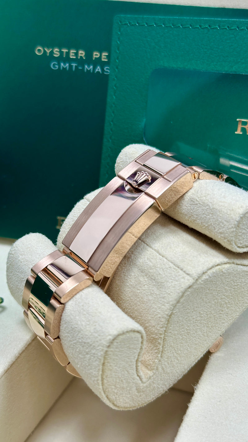 Rolex GMT-Master II 40 mm Everose Gold “Rootbeer” Black Dial – 126715CHNR – New 2025