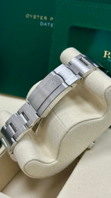 Rolex Oyster Perpetual 41mm Med Blue Dial - 134300 - New 2025