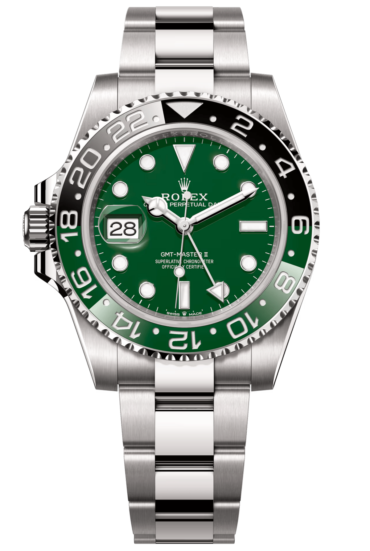 Rolex GMT-Master II 40 mm 126729VTNR Left-Handed White Gold “Lefty