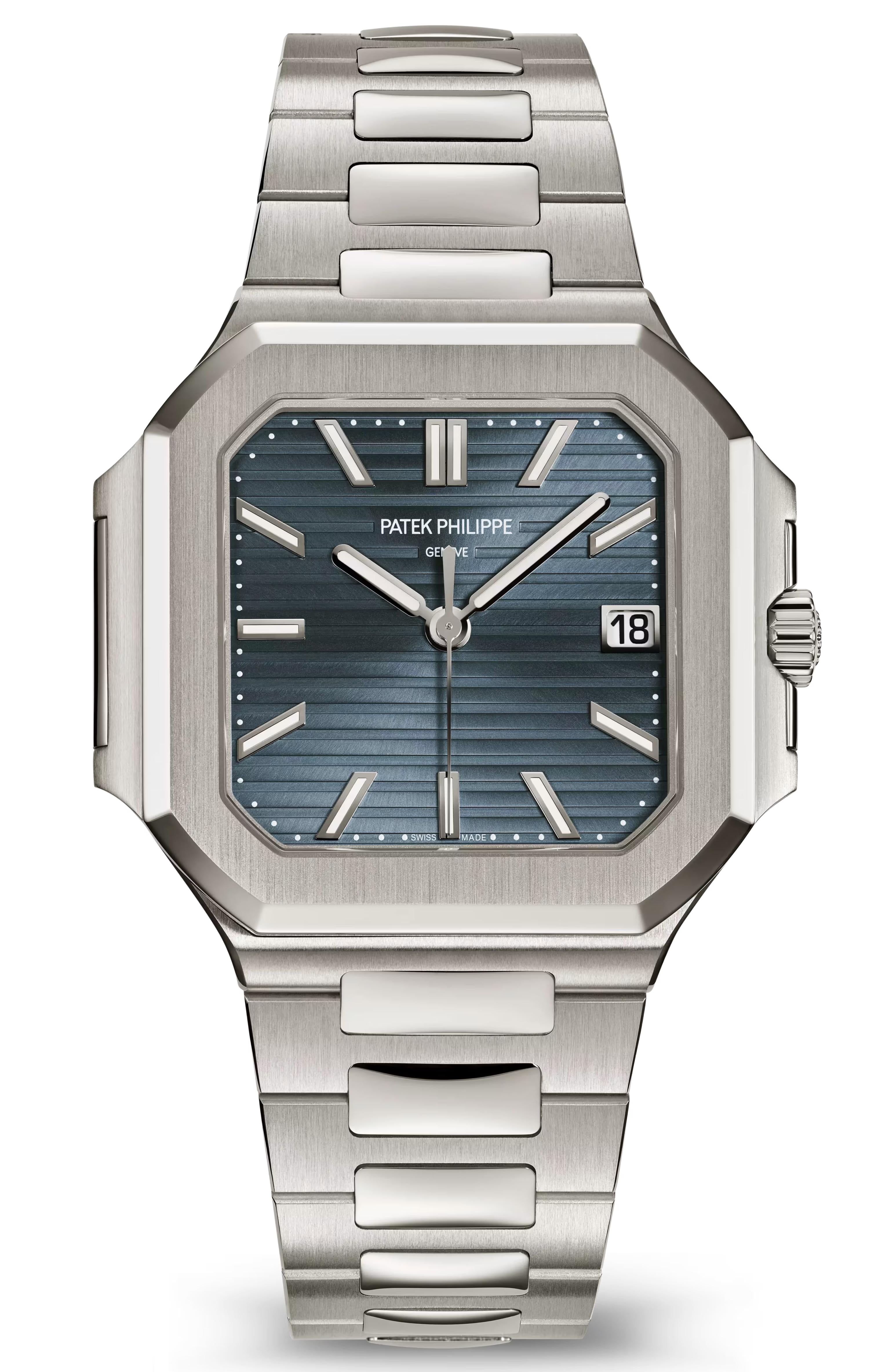 Patek Philippe Cubitus 40mm White Gold Blue-Gray Dial – 7128/1G-001
