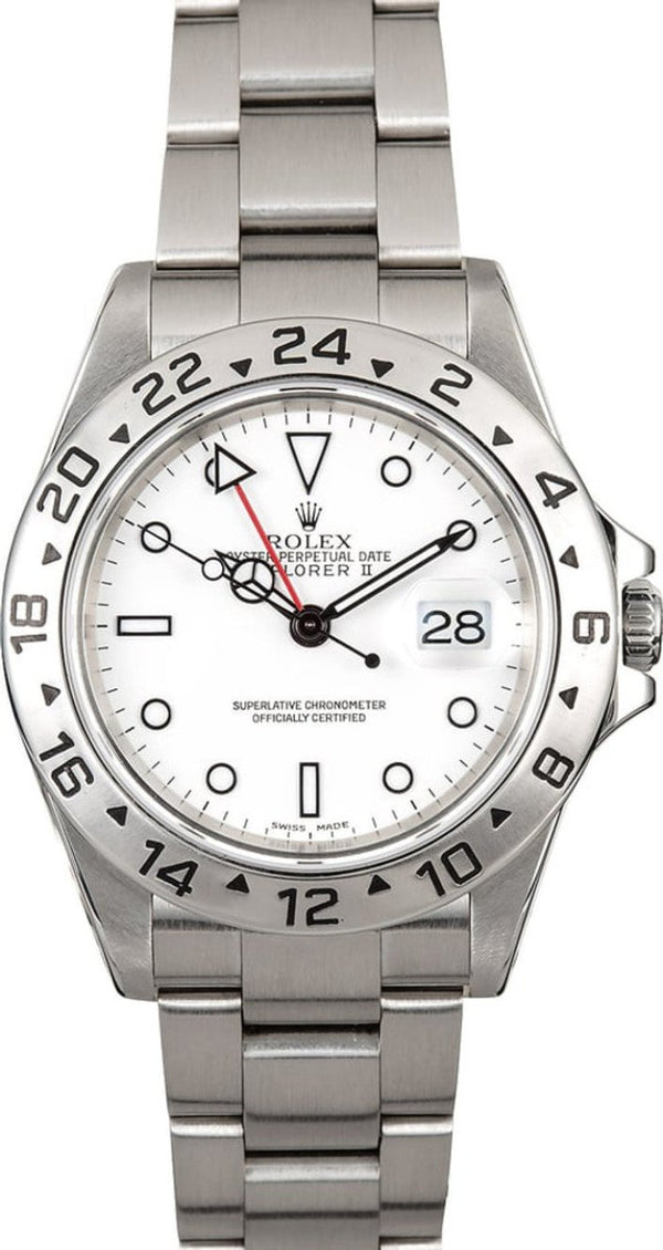 Rolex Explorer II Polar White Dial - 16570