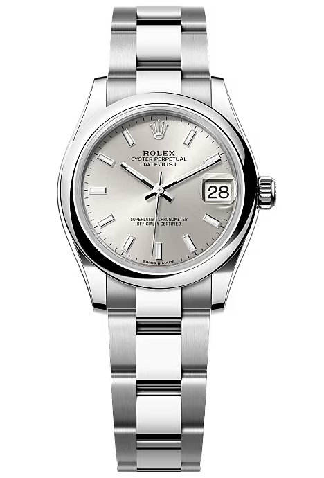 Rolex Lady-Datejust 31mm Silver Index Dial Smooth Domed Bezel Oyster Bracelet – 278240 – New 2026