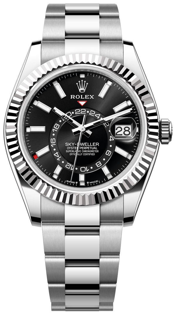Rolex Sky-Dweller 42mm Stainless Steel Black Dial Oyster – 336934 – New 2025