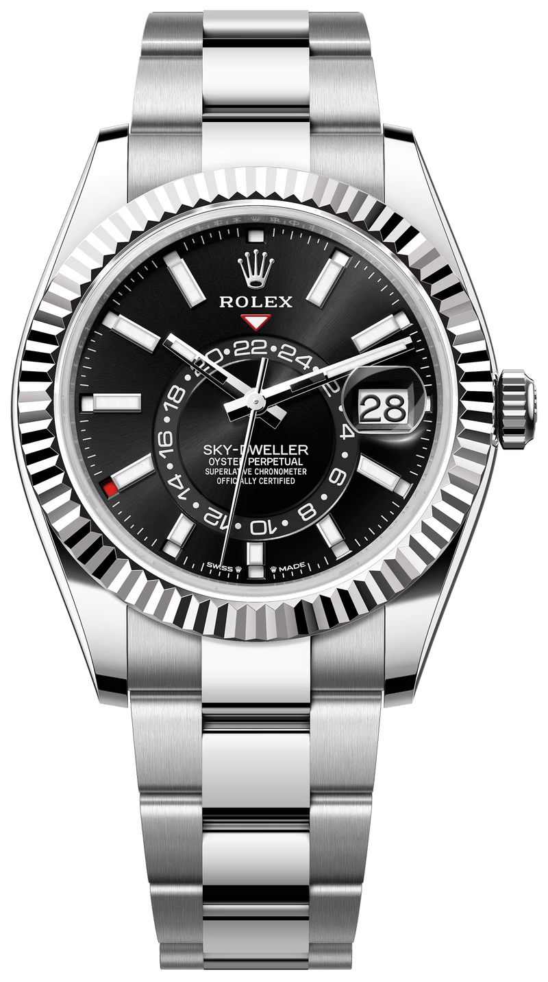 Rolex Sky-Dweller 42mm Stainless Steel Black Dial Oyster – 336934 – New 2025