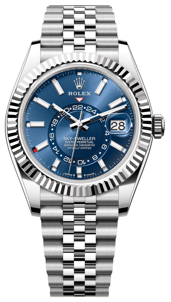 Rolex Sky-Dweller 42mm Stainless Steel Blue Dial Jubilee – 336934 – New 2025