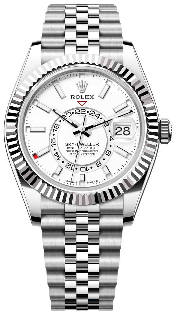 Rolex Sky-Dweller 42mm Stainless Steel White Dial Jubilee – 336934 – New 2025