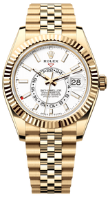 Rolex Sky-Dweller 42mm Yellow Gold White Dial Jubilee - 336938 - New 2025