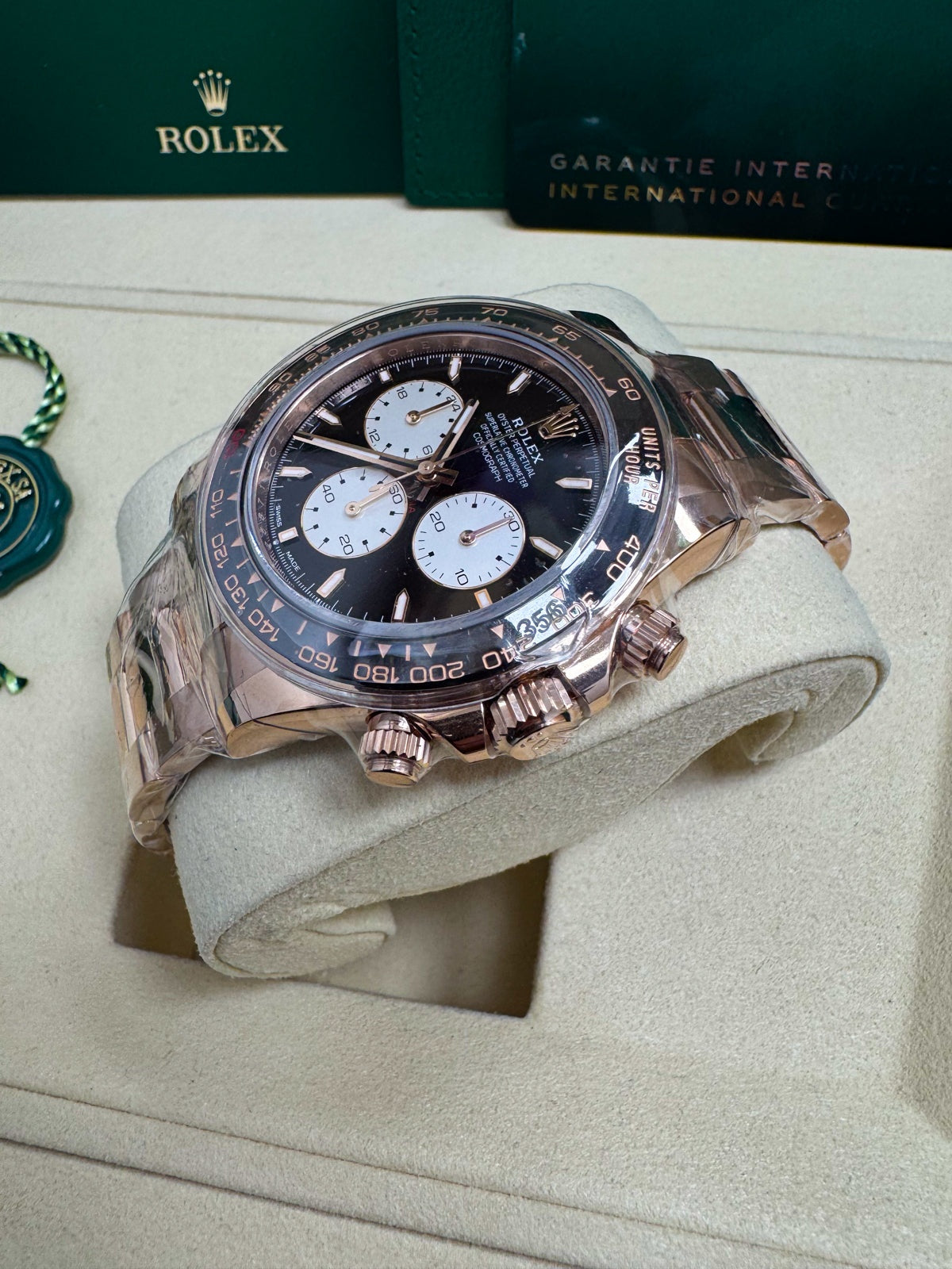 Rolex Cosmograph Daytona 40mm Special Edition "Le Mans" Rose Gold Ceramic Black