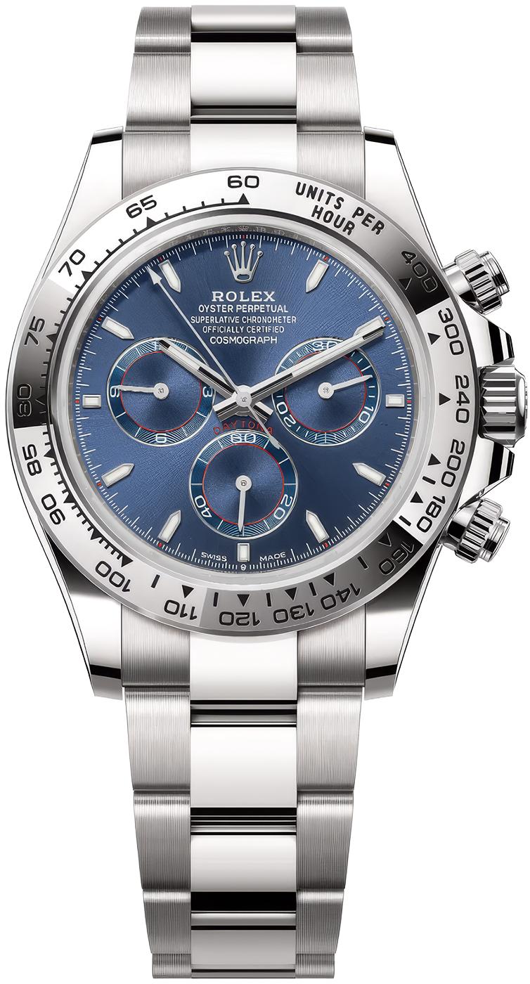 定価8.2万 RADIALL 14AW SALT&PEPPER COAT 38 Rolex Cosmograph Daytona 40mm White Gold Blue Dial 126509 – New 2025 /