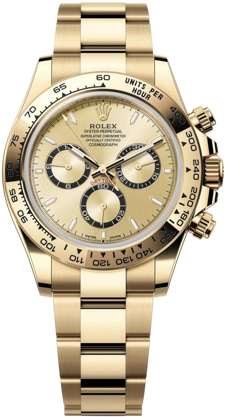 Rolex Cosmograph Daytona "YML / Pikachu" 40mm Yellow Gold Champagne and Black