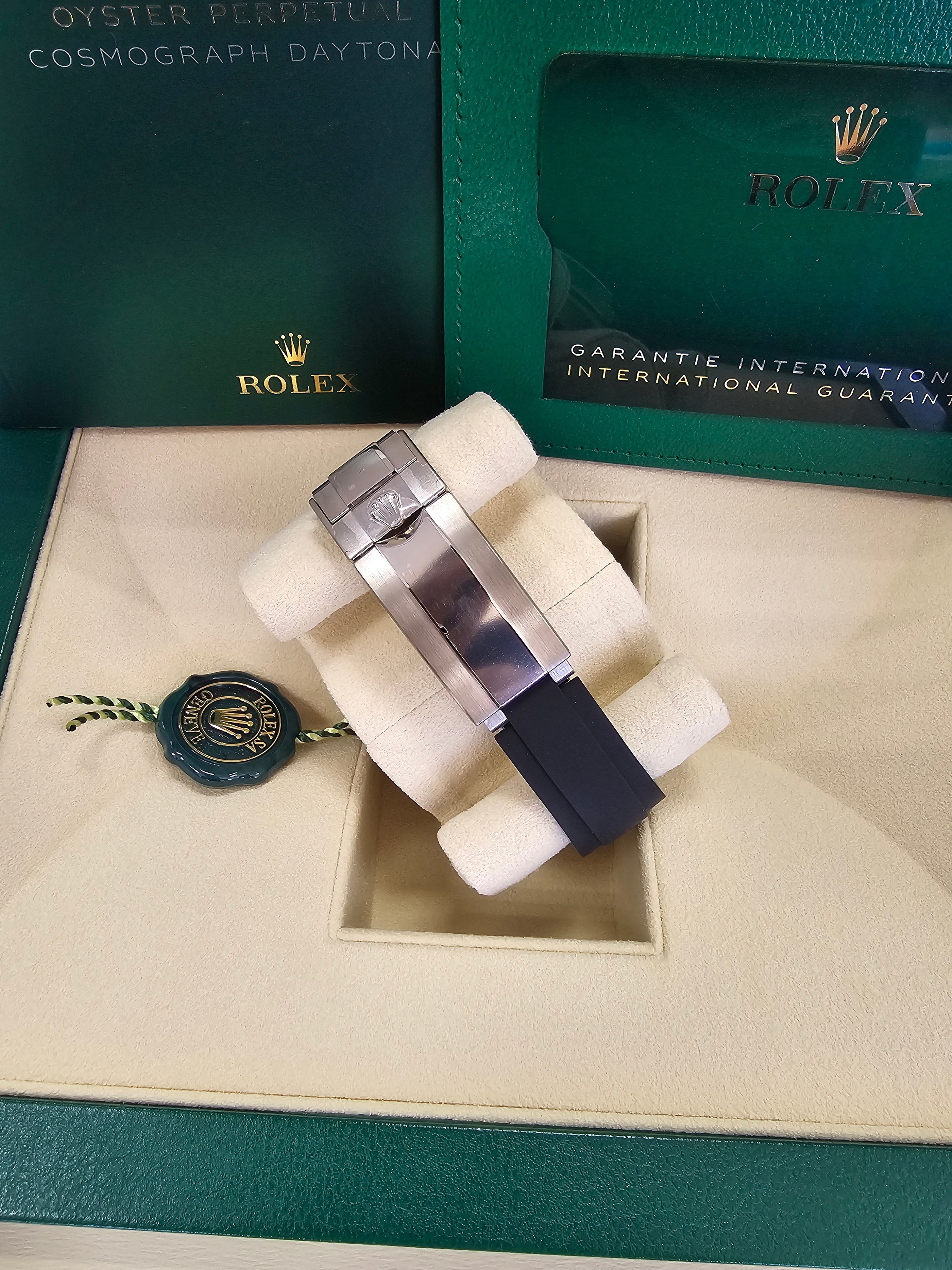 Rolex Cosmograph Daytona "Baby Le Mans" 40mm White Gold Black Dial Oysterflex