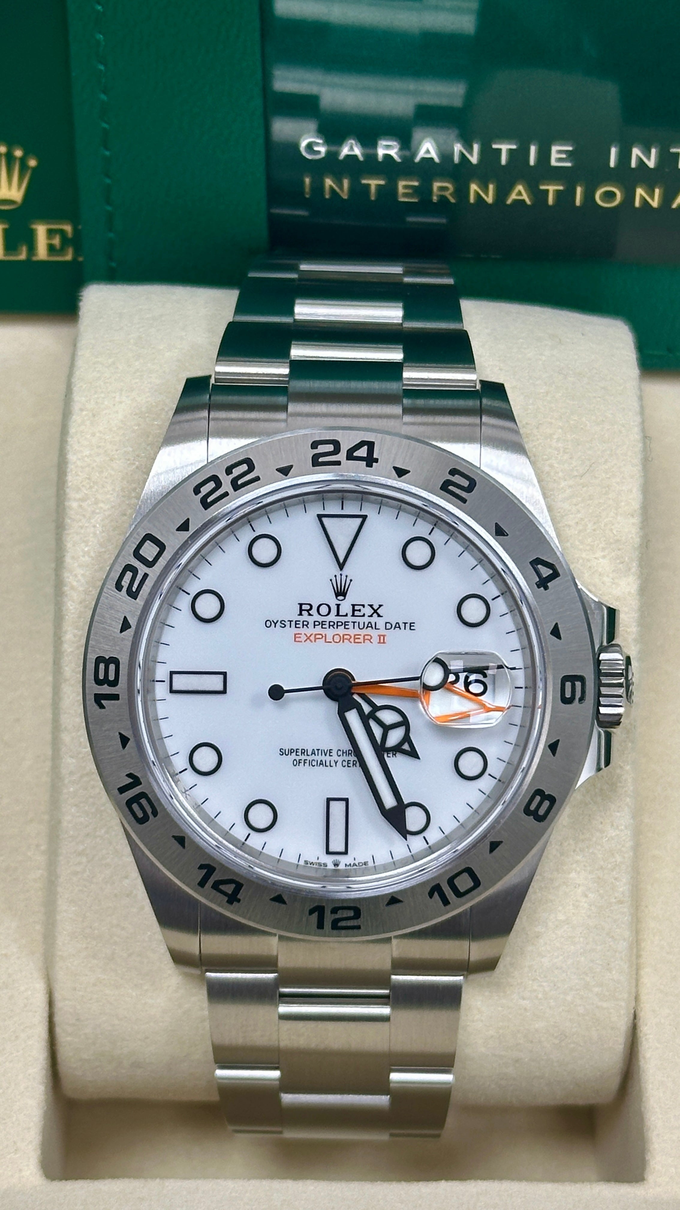 Rolex Explorer II 42mm White “Polar” Dial 226570 – New 2025 / 2026