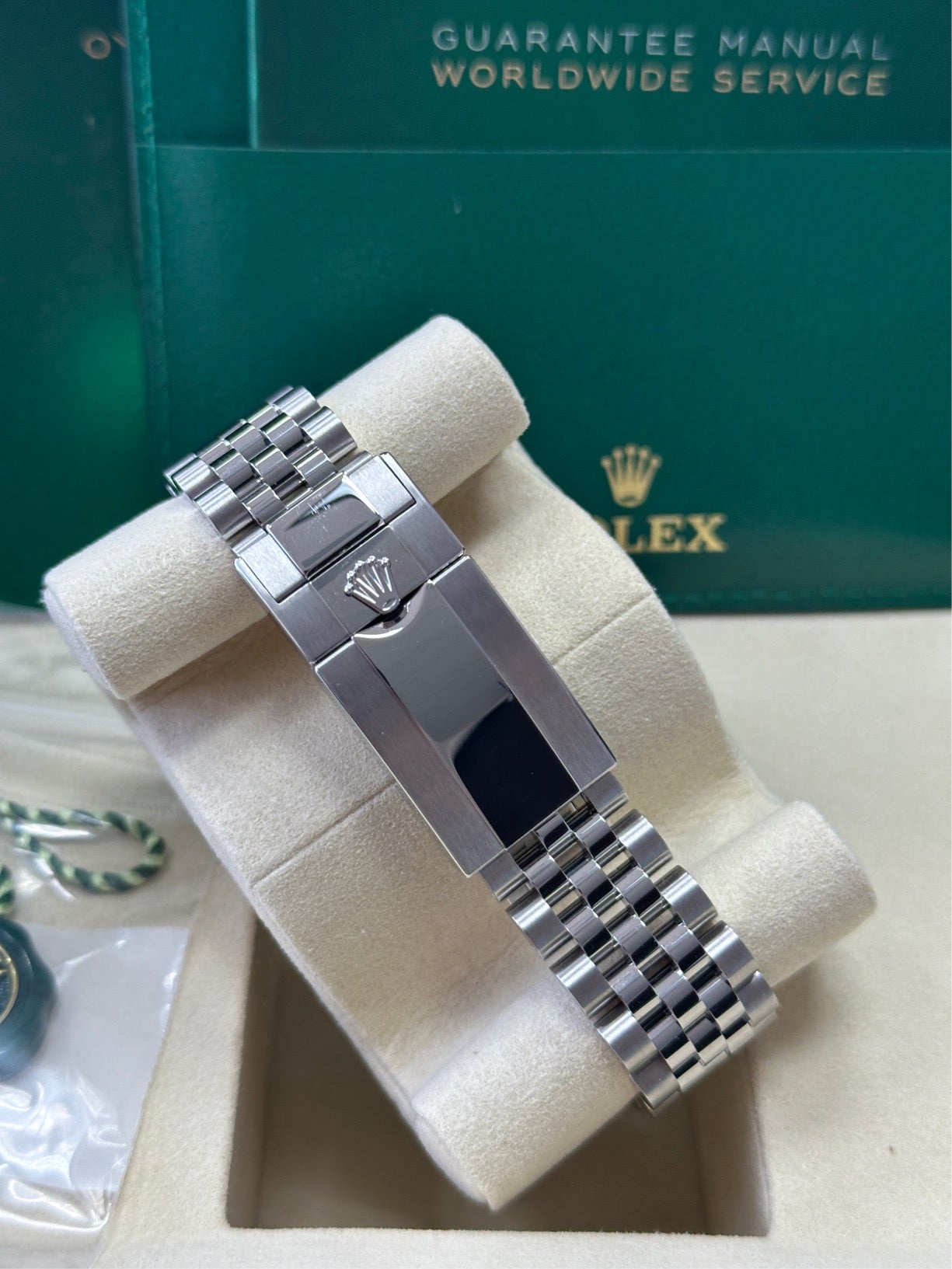 Rolex GMT-Master II 126710GRNR Crown and Case Close-Up – “Jubilee Bruce Wayne” 2025