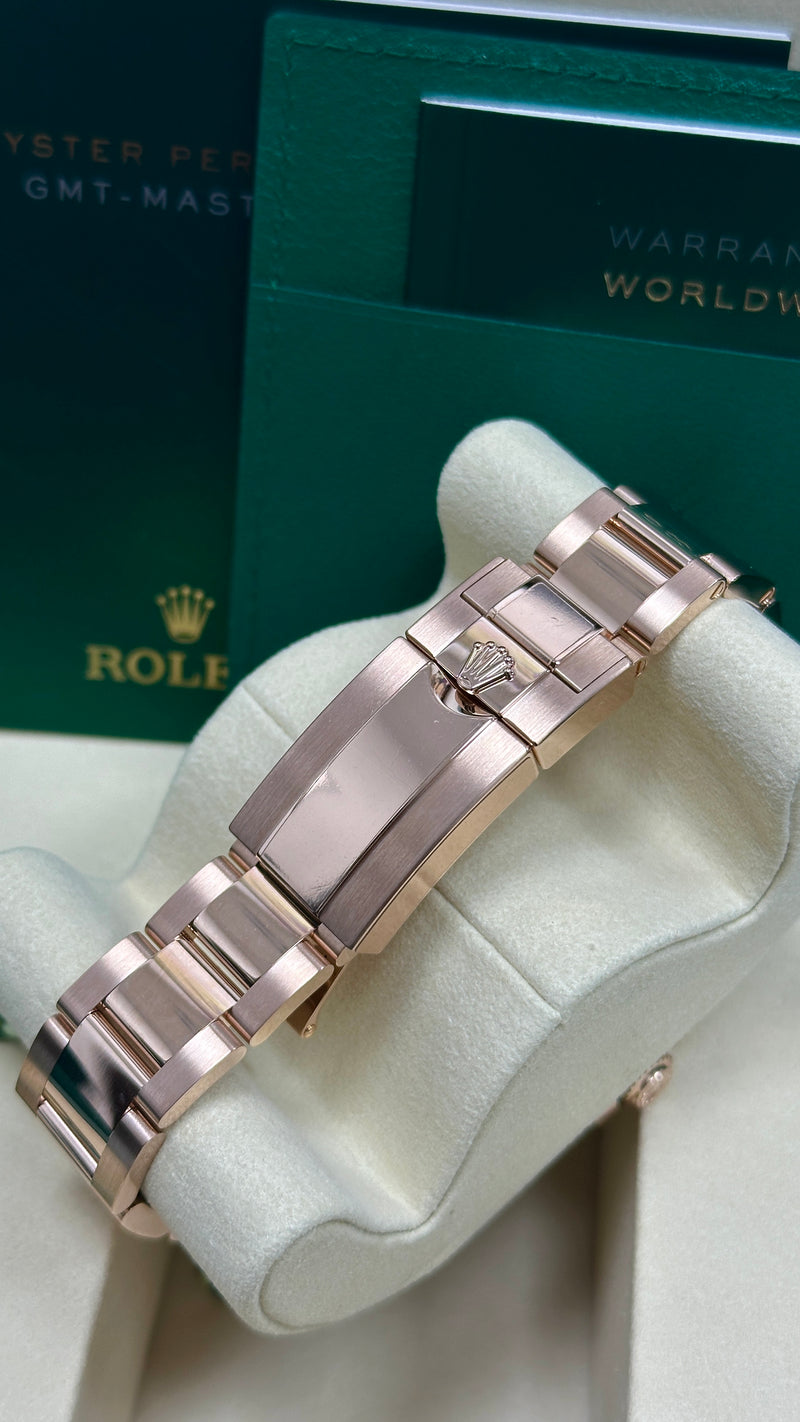Rolex GMT-Master II 126715CHNR Everose Gold Oyster Bracelet and Clasp – 2025