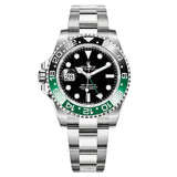 Rolex GMT-Master II 126720VTNR “Lefty Sprite” with Green/Black Cerachrom Bezel – New 2025