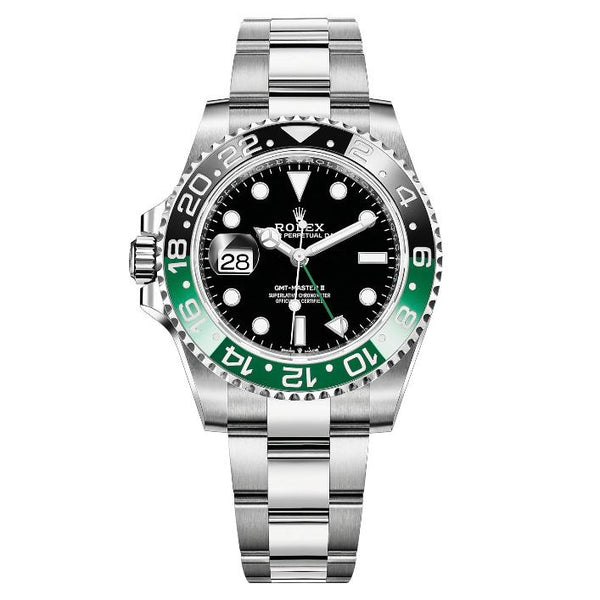 Rolex GMT-Master II 126720VTNR “Lefty Sprite” with Green/Black Cerachrom Bezel – New 2025