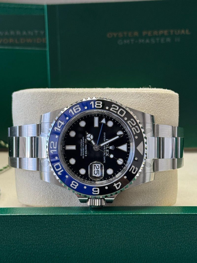 Rolex GMT-Master II 40 mm Black Dial on Wrist – 126710BLNR “Batman” 2025