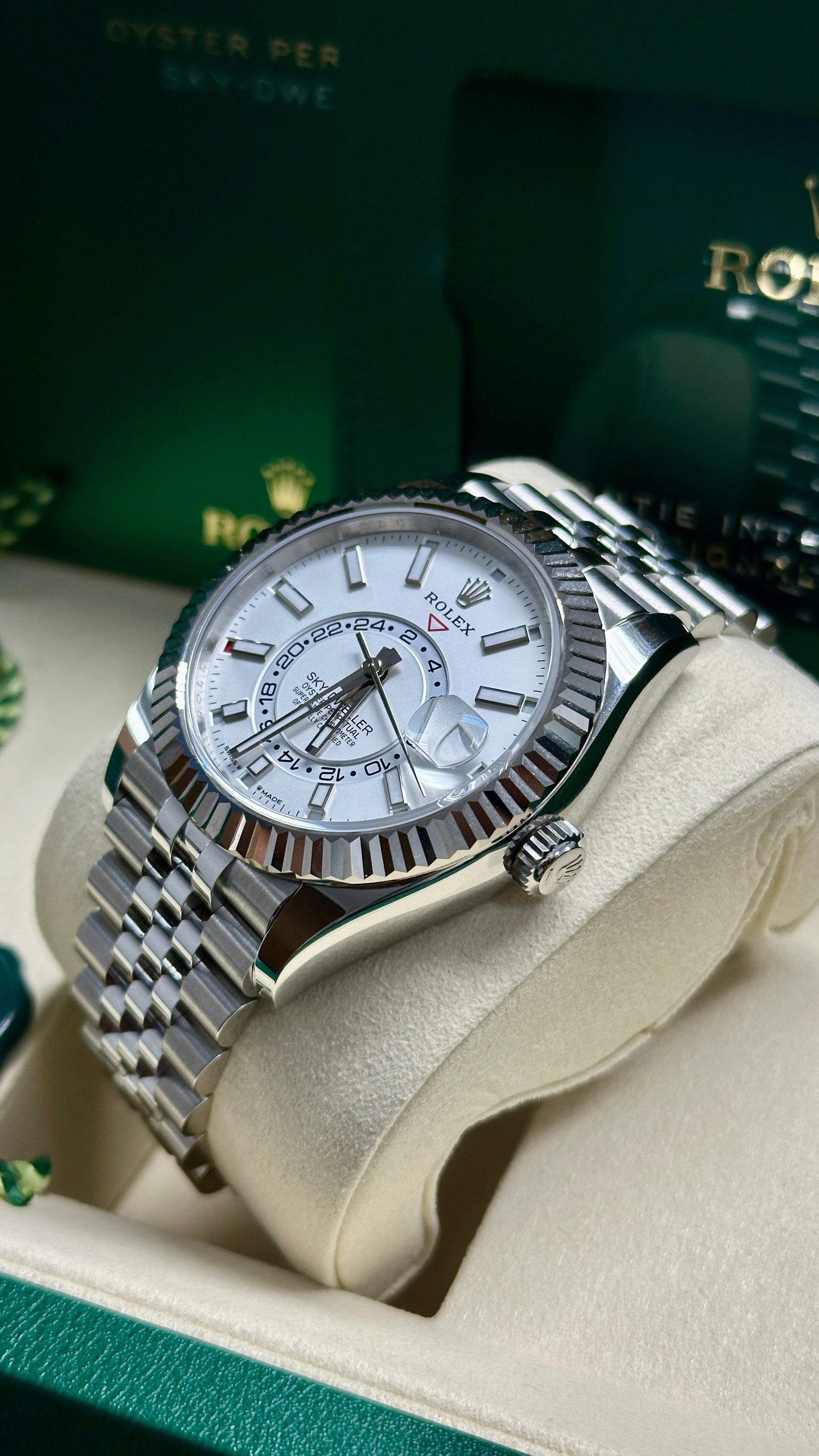 Rolex Sky-Dweller 42mm White Dial Jubilee Bracelet 336934 – New 2025 / 2026