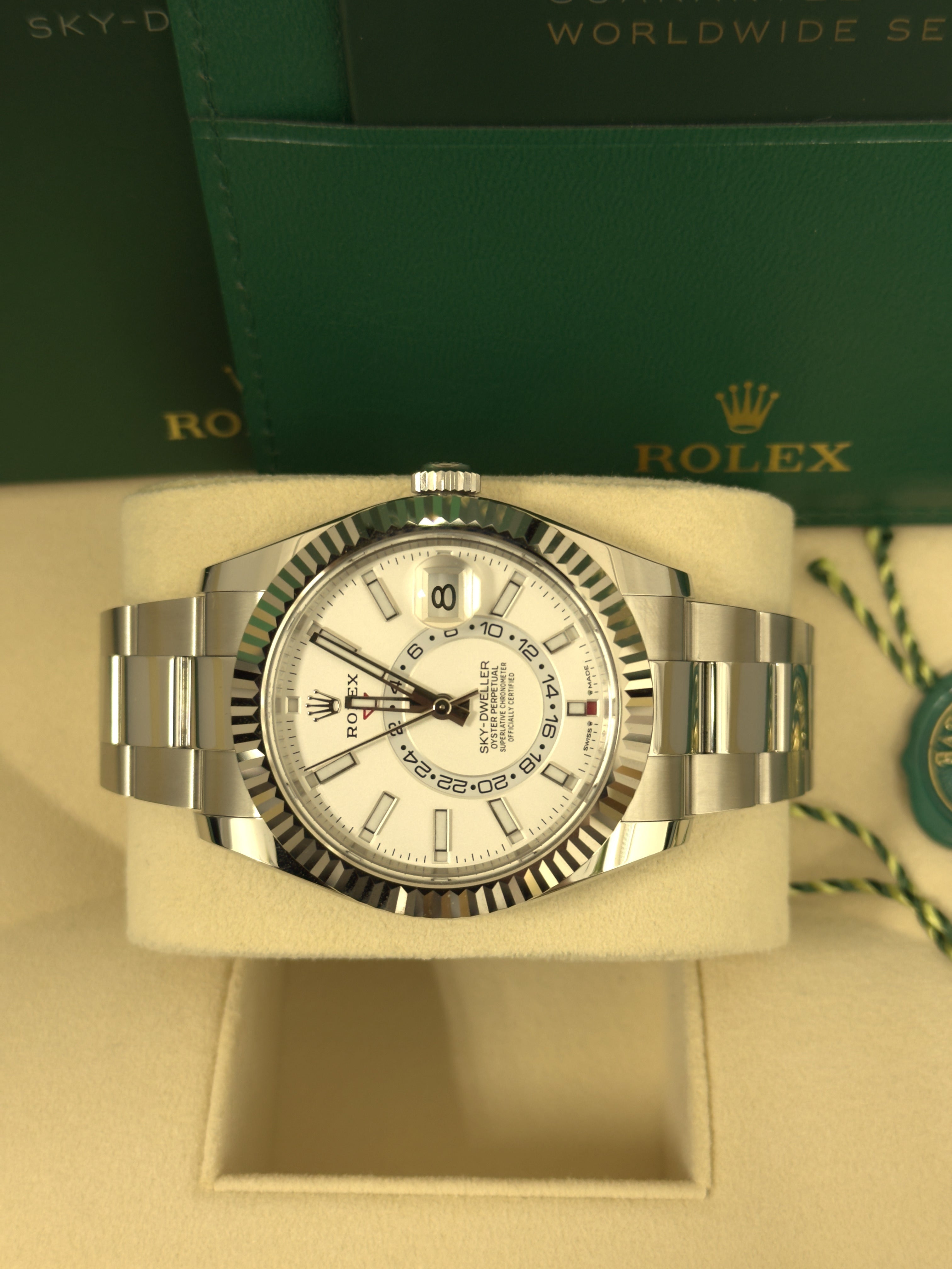 Rolex Sky-Dweller 42mm White Dial Oyster Bracelet 336934 – New 2025 / 2026