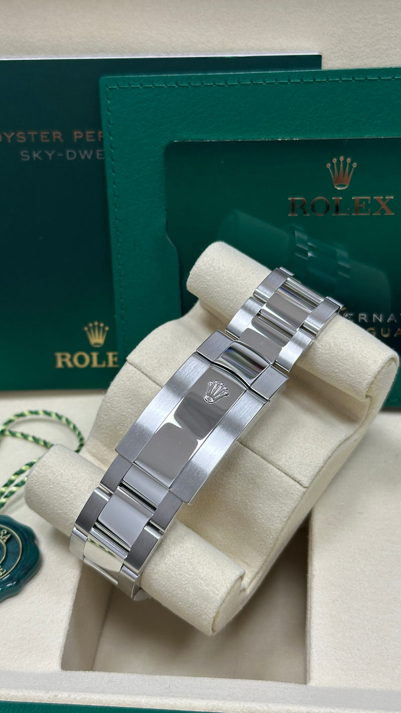 Rolex Sky-Dweller Stainless Steel Oyster Bracelet & Clasp – 2025