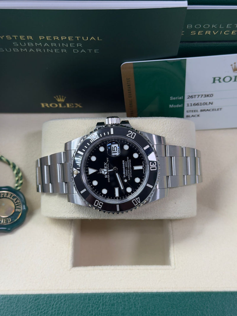 Rolex Submariner 116610LN Box Warranty Card and Manual – Pre-Owned