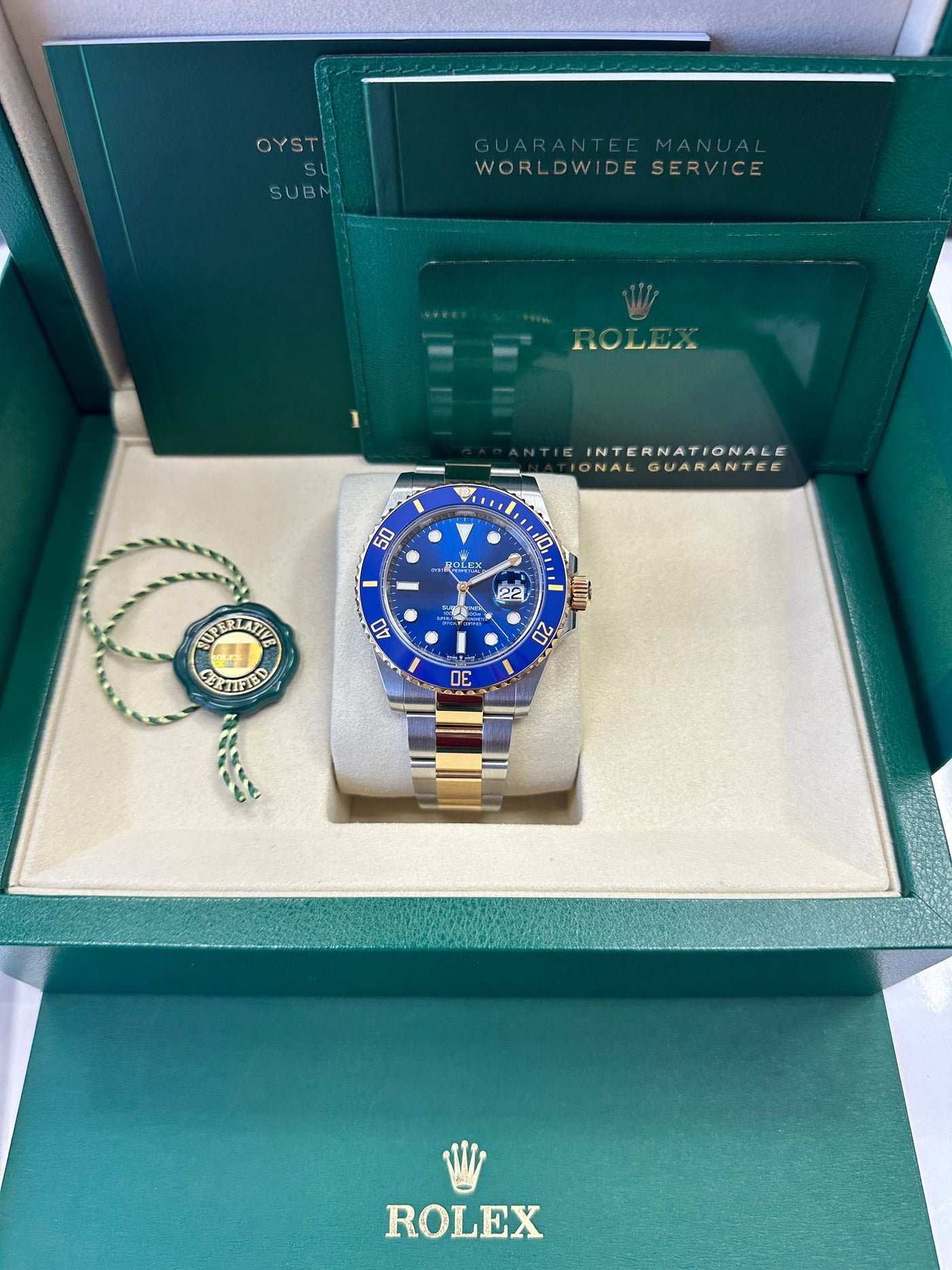Rolex Submariner Date 41 mm 126613LB Blue Dial Blue Bezel “Bluesy