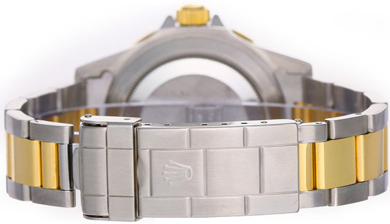 Rolex Submariner 16613 Caseback and Bracelet Finish in Stainless Steel and Yellow Gold