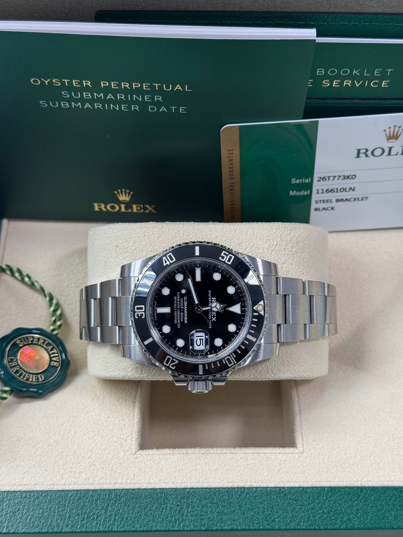 Rolex Submariner Date 40 mm 116610LN Black Dial Ceramic Bezel