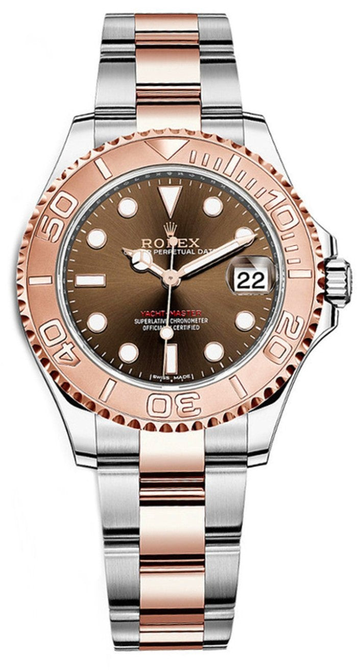 Rolex Yacht-Master 37mm Everose Gold Chocolate Dial Oyster Bracelet – 268621