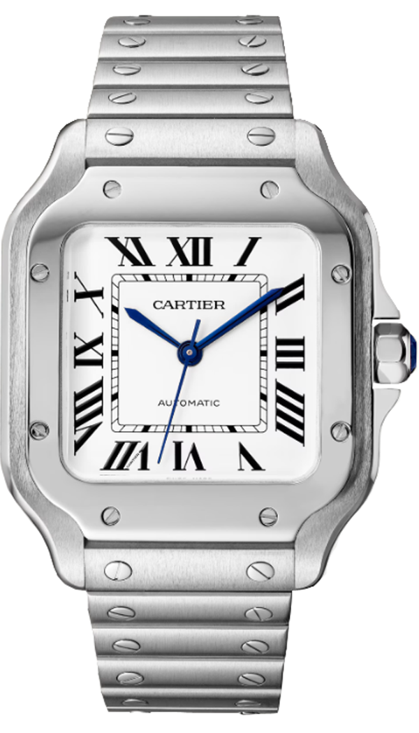 Cartier Santos Medium White Dial WSSA0029