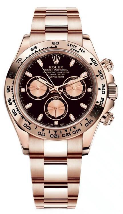 Rolex Daytona Rose Gold Black Dial 116505 - 2019