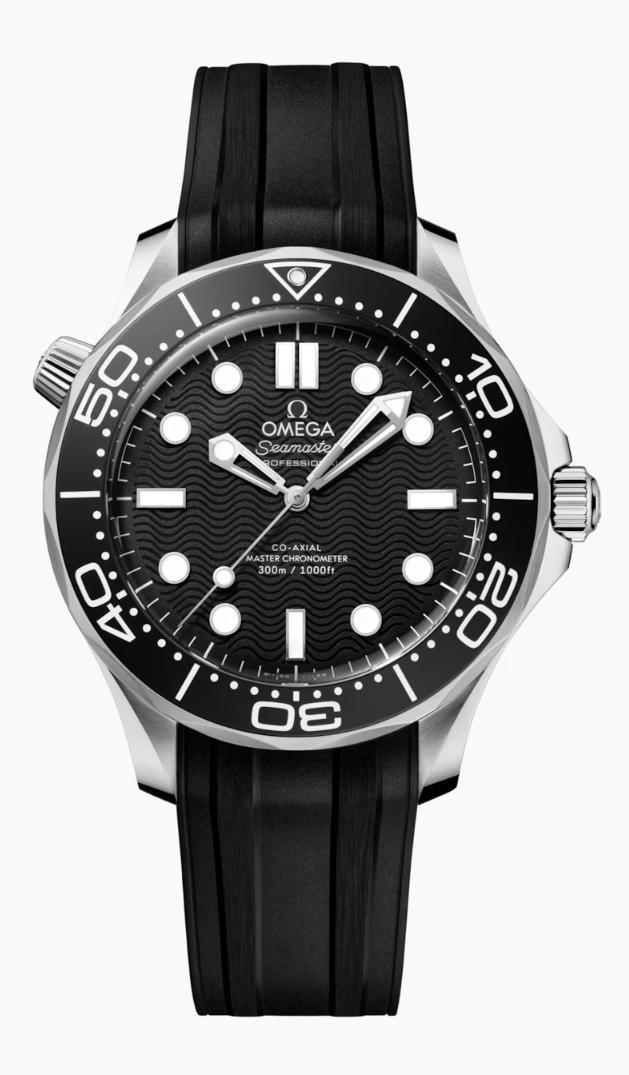 Omega Seamaster Diver 300M Black Rubber