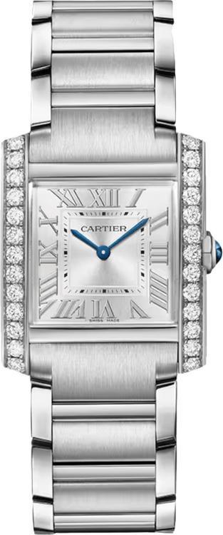 Cartier Tank Francaise Womens 32mmx 27mm Silver Dial W4TA0028 - New 2026