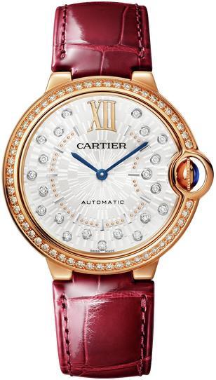 Cartier Ballon Bleu Medium 36mm Silver and Diamonds Dial WJBB0081 - New 2026