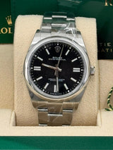 Rolex Oyster Perpetual 34mm Black Dial - 124200 - Brand New 2024