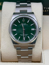 Rolex Oyster Perpetual 41mm Green Dial - 124300 - New 2025